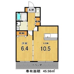 フレーヴァー七瀬川の物件間取画像